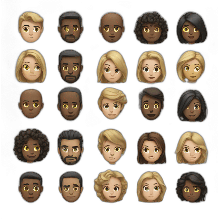 avatar men and women emoji