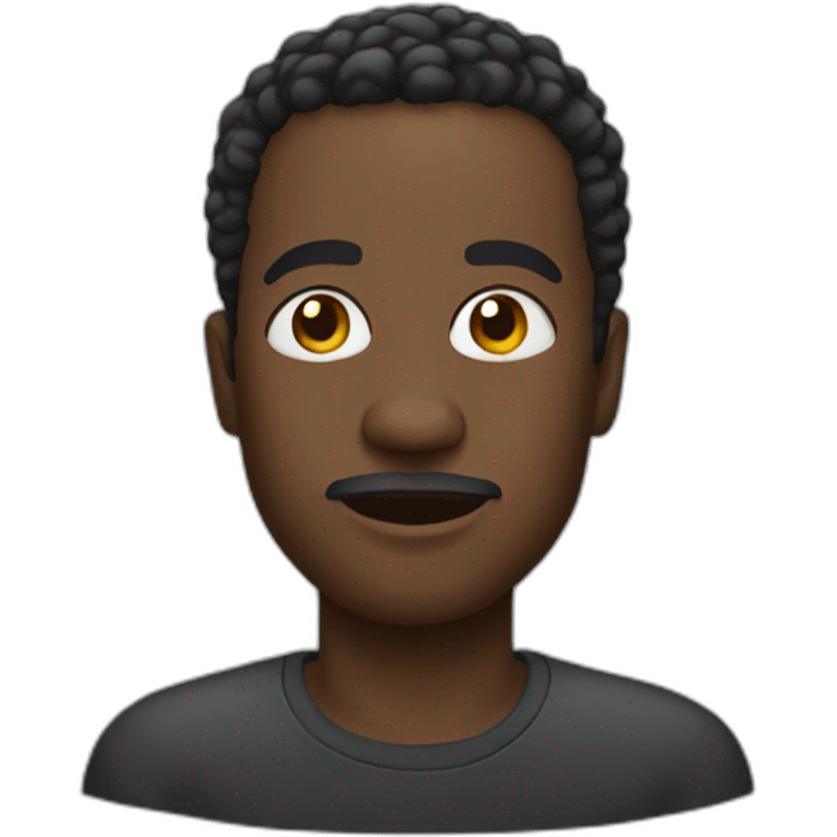 Black man  emoji