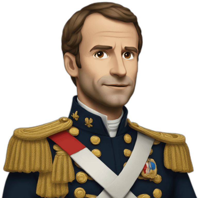 macron en roi emoji