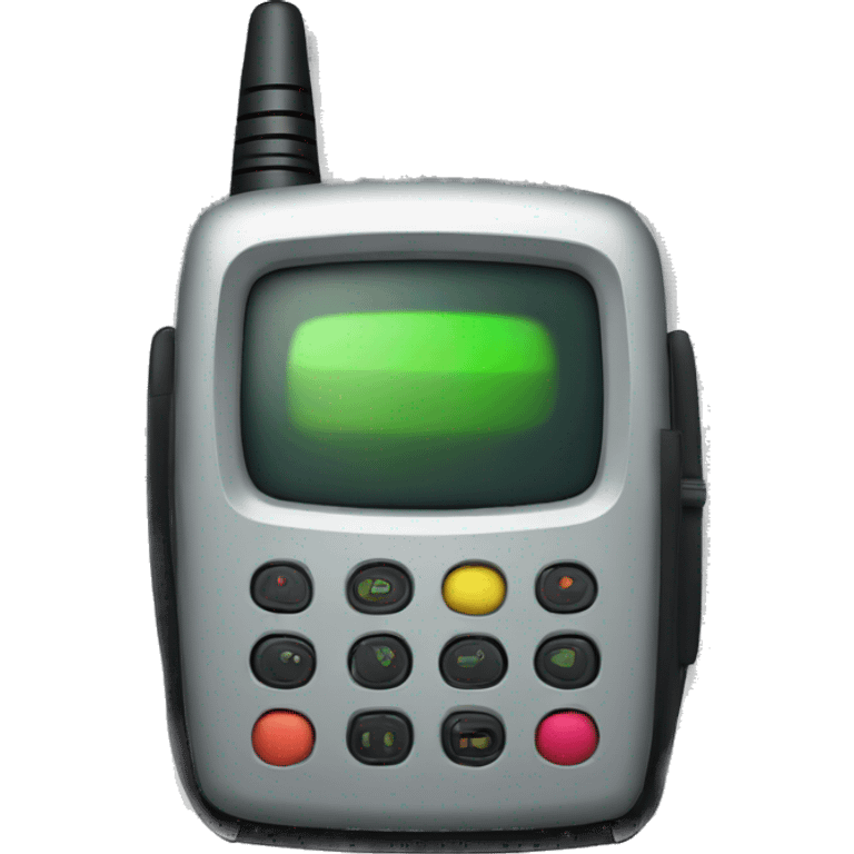 80's Walkie talkie emoji