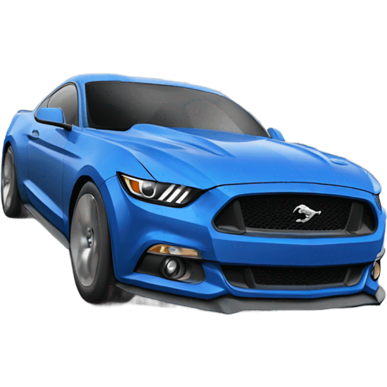 blue ford mustang gt  emoji