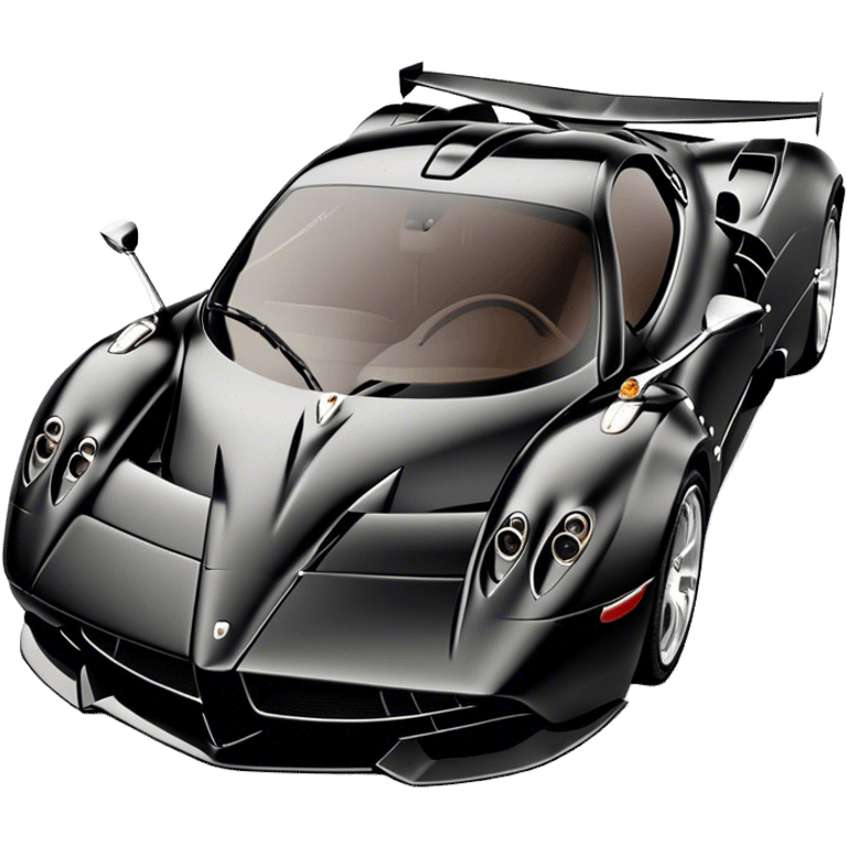 Pagani Huayra - Pagani (Model Year: 2022) (Iconic colour: Black) emoji