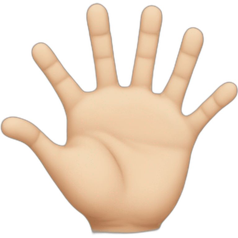 Hand with 6 fingers emoji