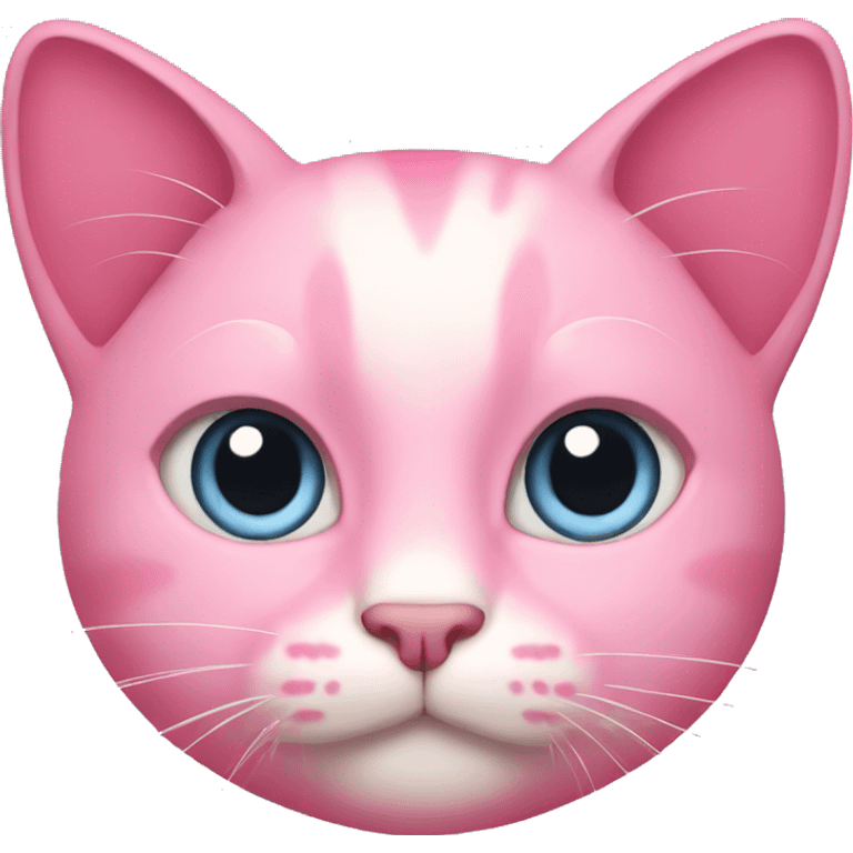 Pink cat emoji