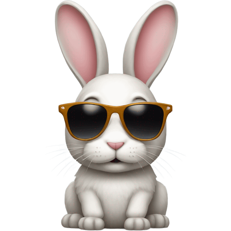 bunny with sunglasses emoji