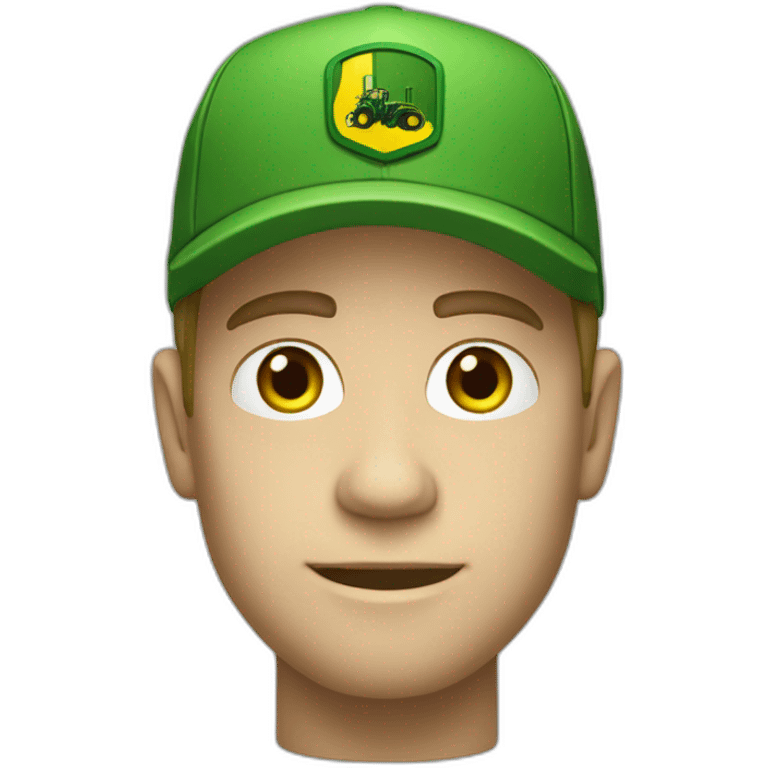 white man with john-deere cap emoji