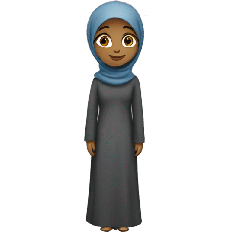 A muslim girl in love emoji