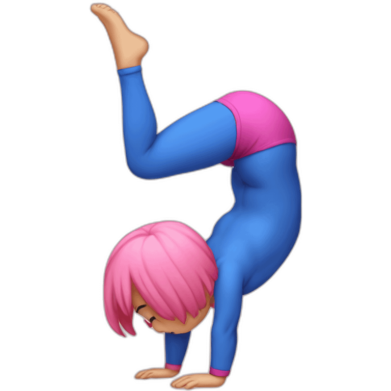 handstand-kirby emoji