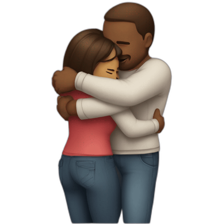 Hug relationship emoji