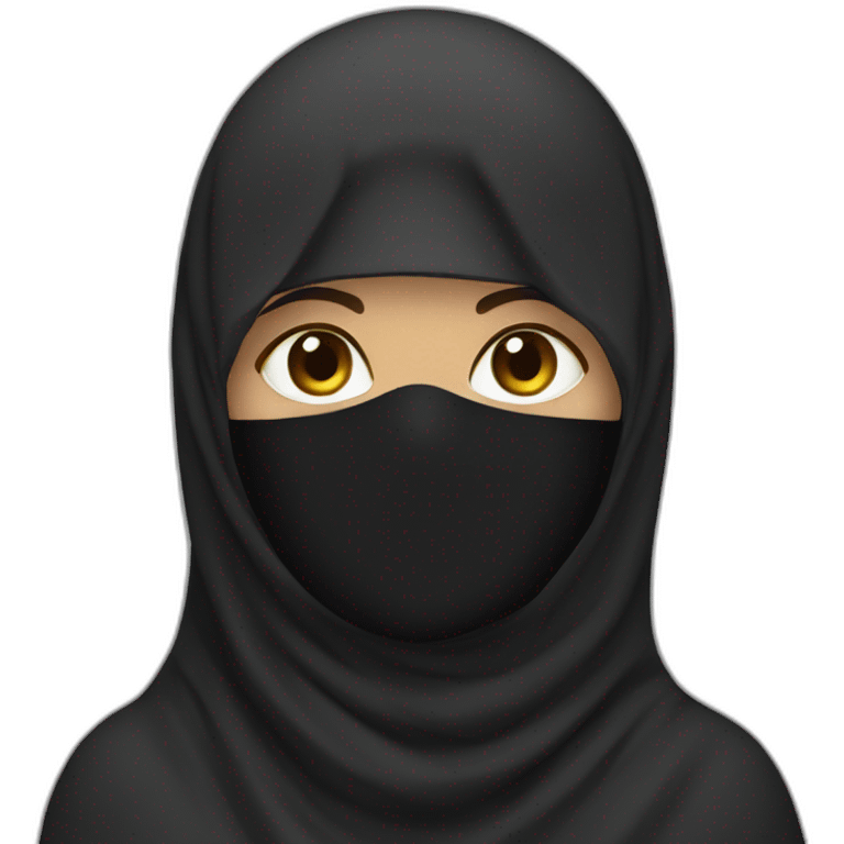 Femme niqab emoji