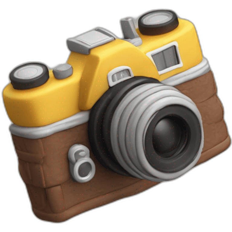 Plasticine Old Film Camera emoji