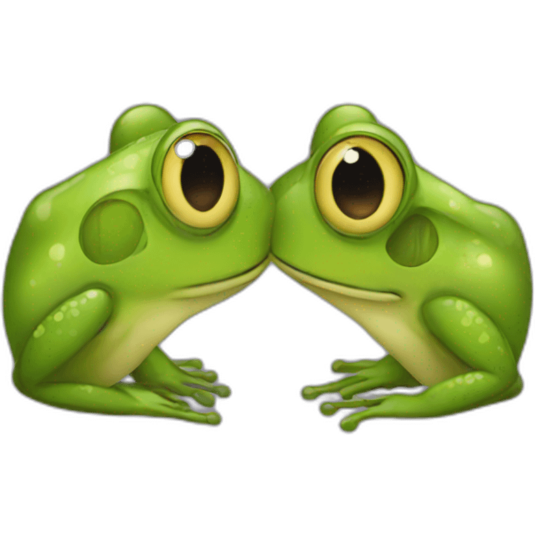 frog kiss emoji