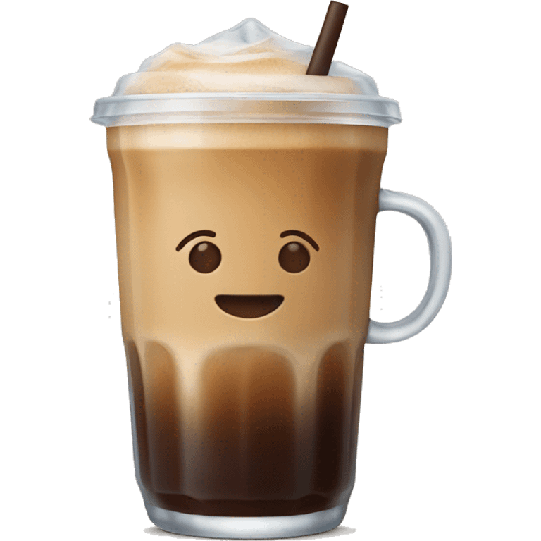 Ice coffee emoji