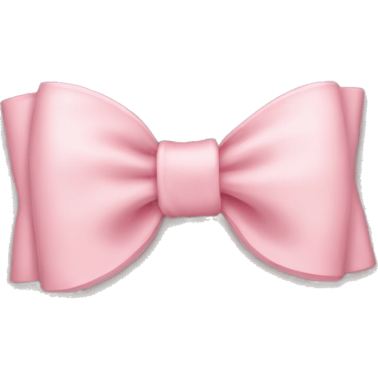 light pink bow emoji