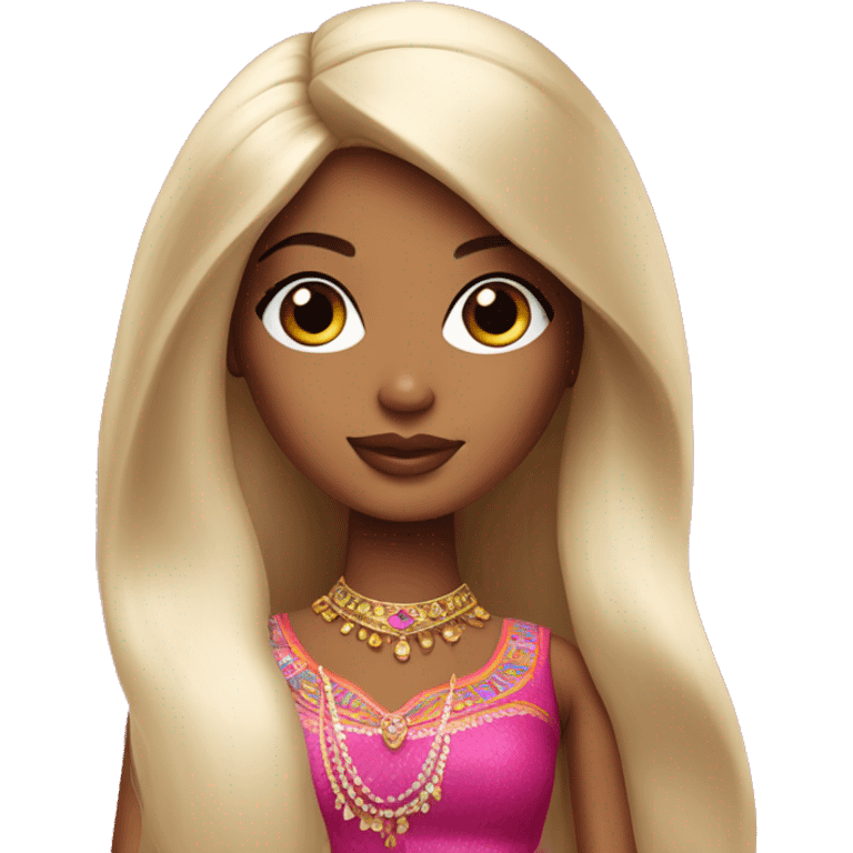 indian barbie doll emoji