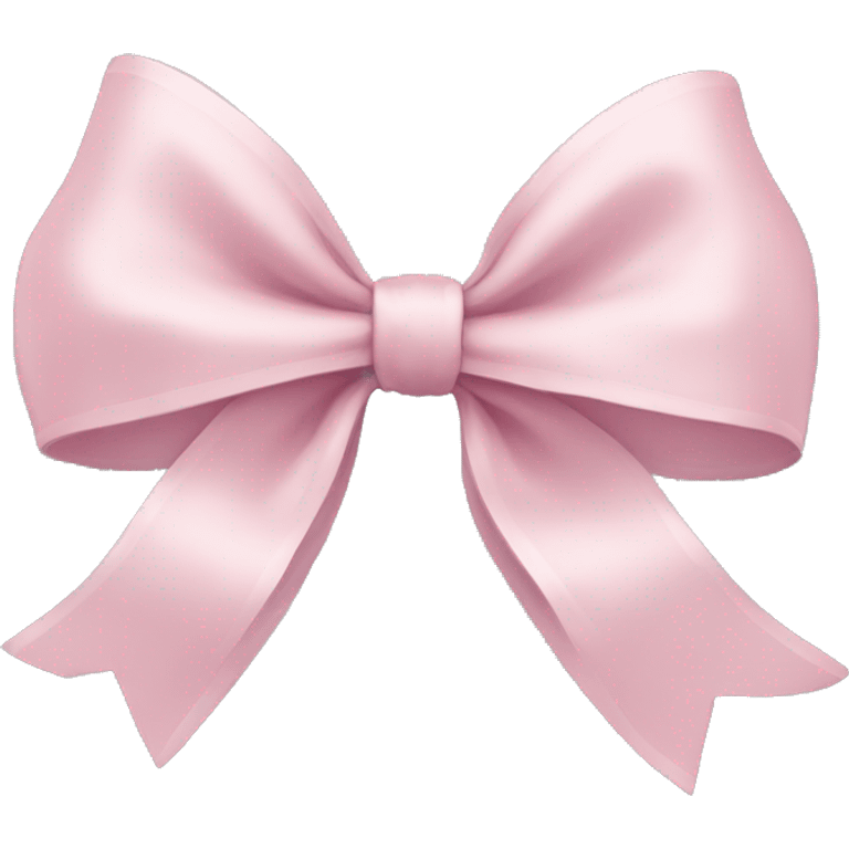 Light pink bow emoji