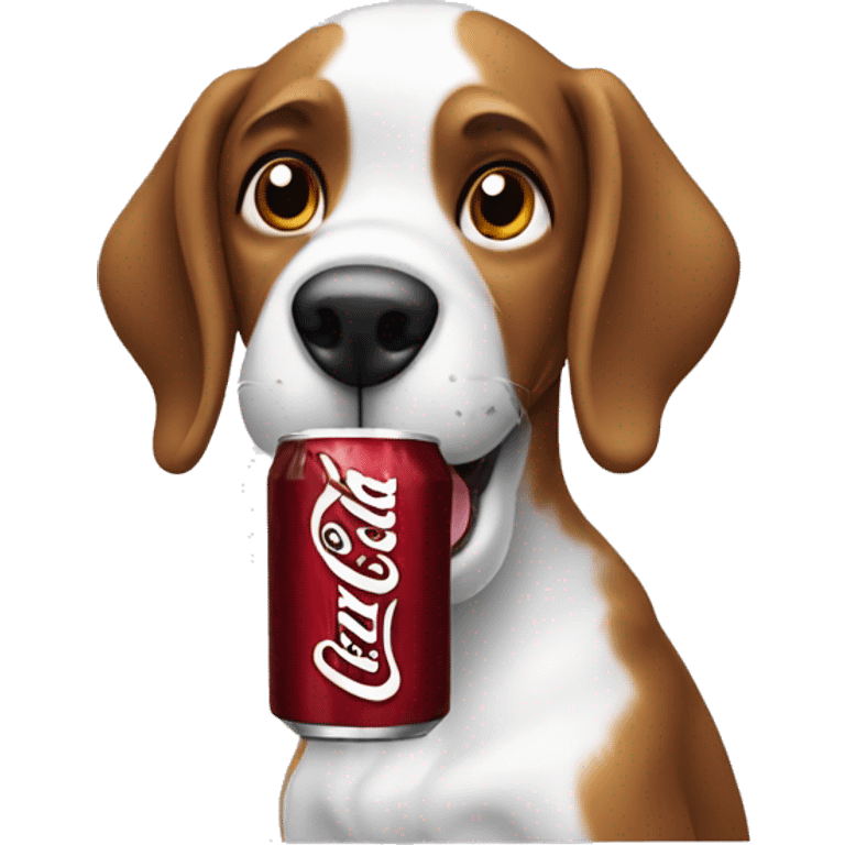 dog drinking dr pepper  emoji