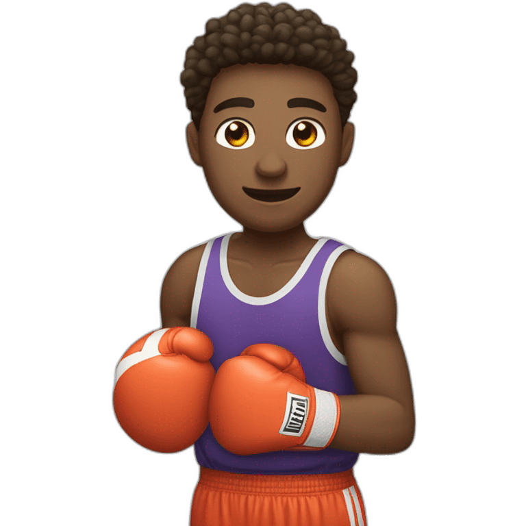 Un gant de boxe qui joue au basket emoji