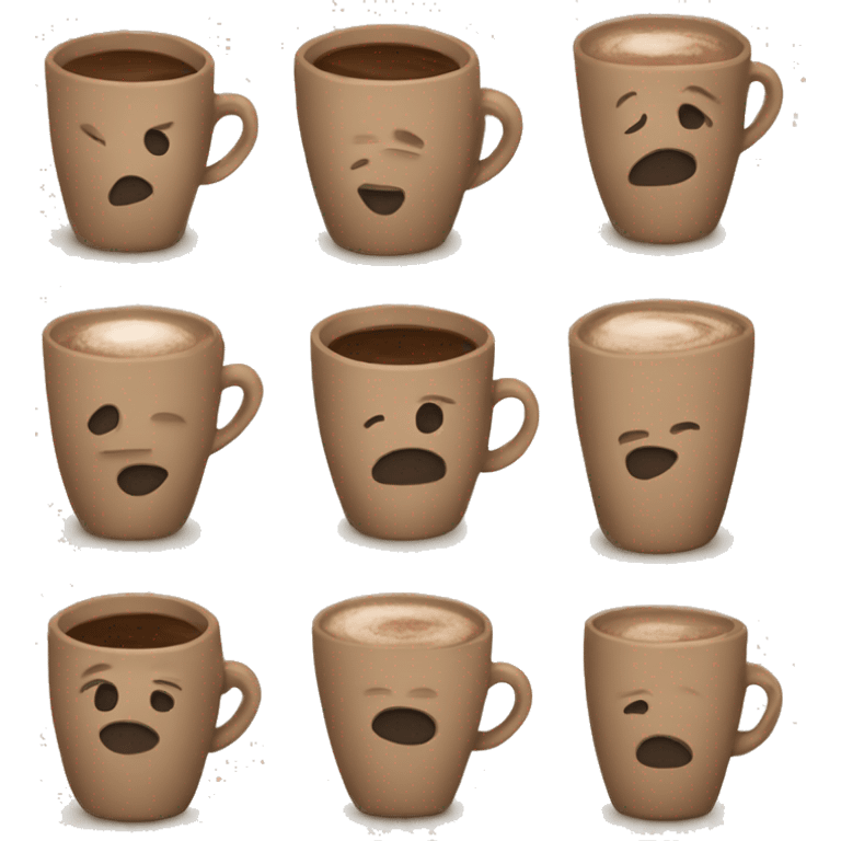 Tasa de café tomando café  emoji