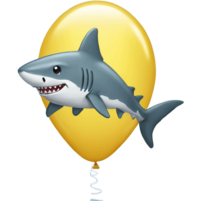 shark balloon emoji