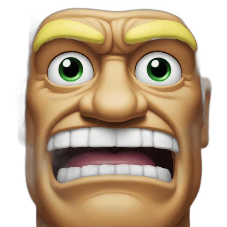 simpsons hulk hogan face emoji