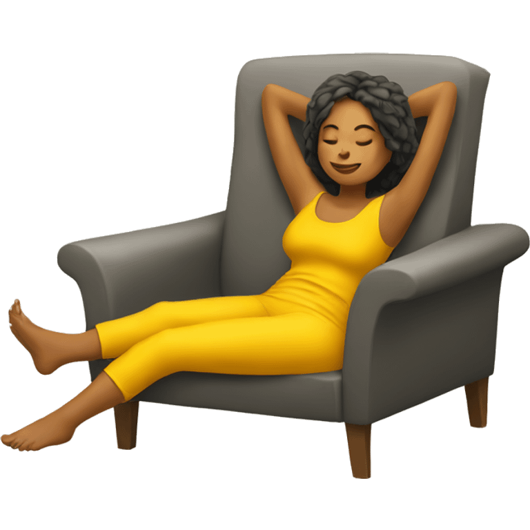 yellow woman relax emoji