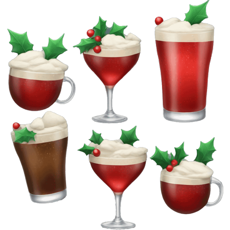 Christmas drink  emoji