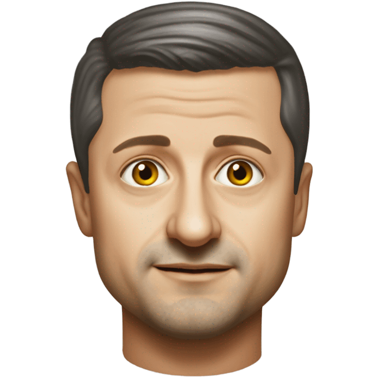 Ukranian Vladimir Zelensky super realistic emoji