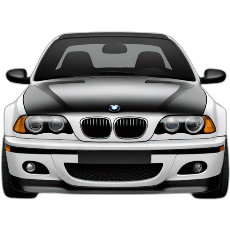 Fait moi une BMW e46 noir emoji