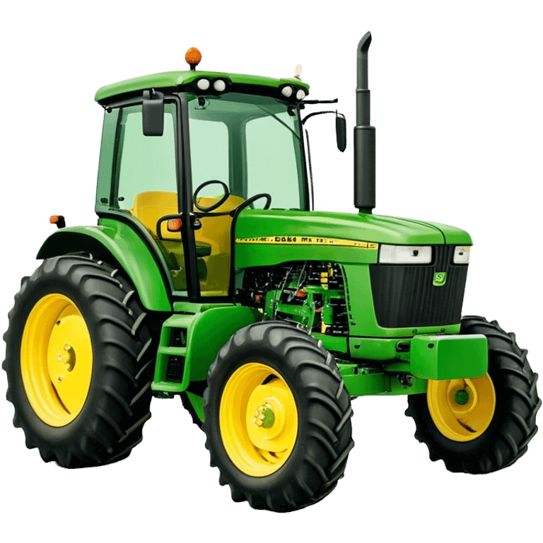 Tractor - John Deere 5055E (Model Year: 2021) (Iconic colour: Green with yellow) emoji