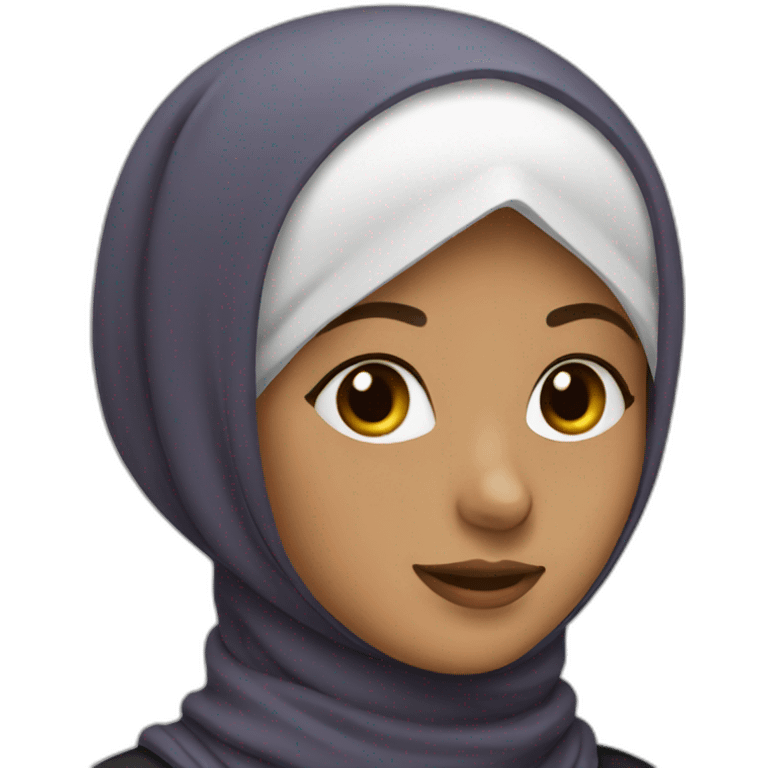 Hijab girl emoji