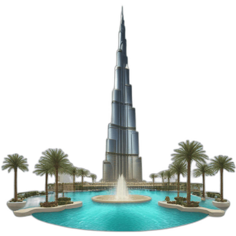 Dubai-Fountain-burj emoji