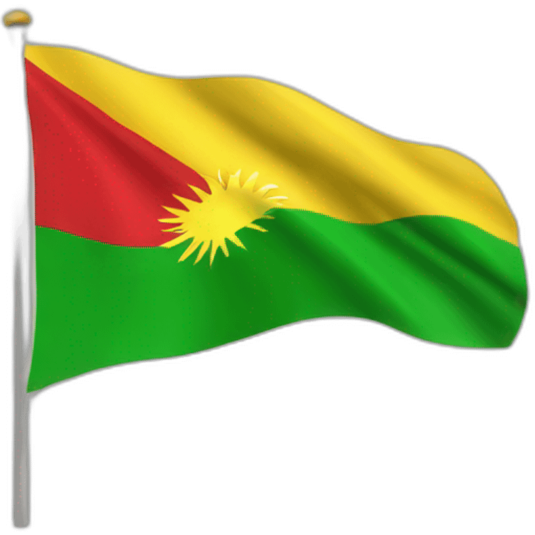 Kurdish flag emoji