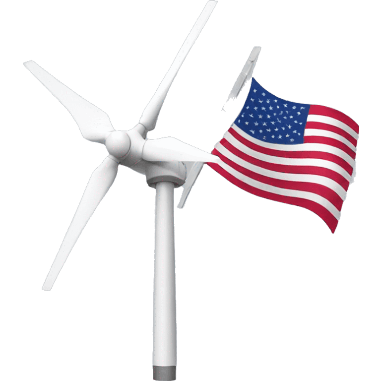 wind generator usa flag emoji