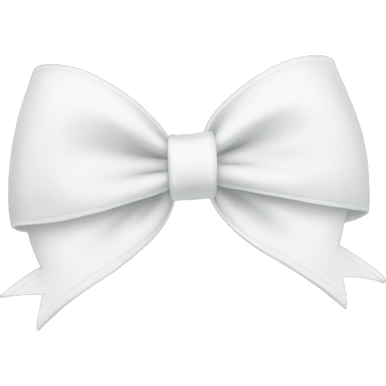 White bow emoji