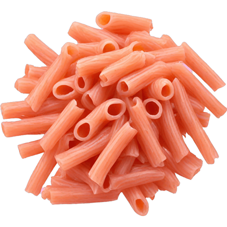 Pink pasta food emoji