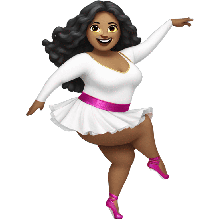 Russian Plus size dancer emoji