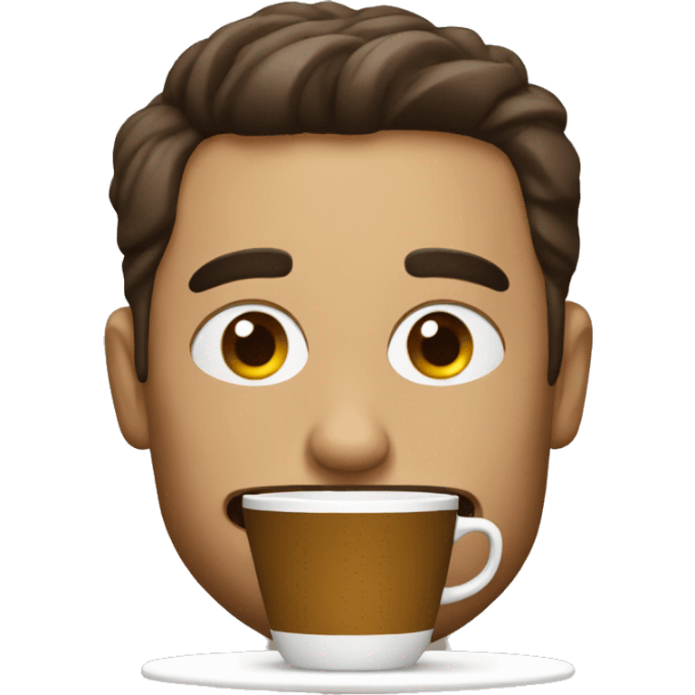 ai drinking coffee emoji