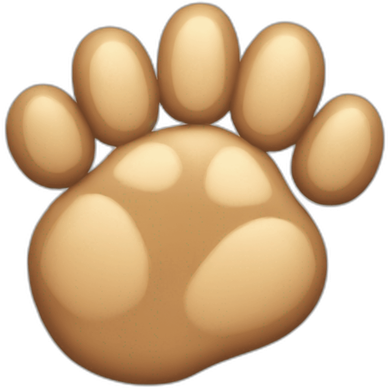 a flexing cat paw emoji