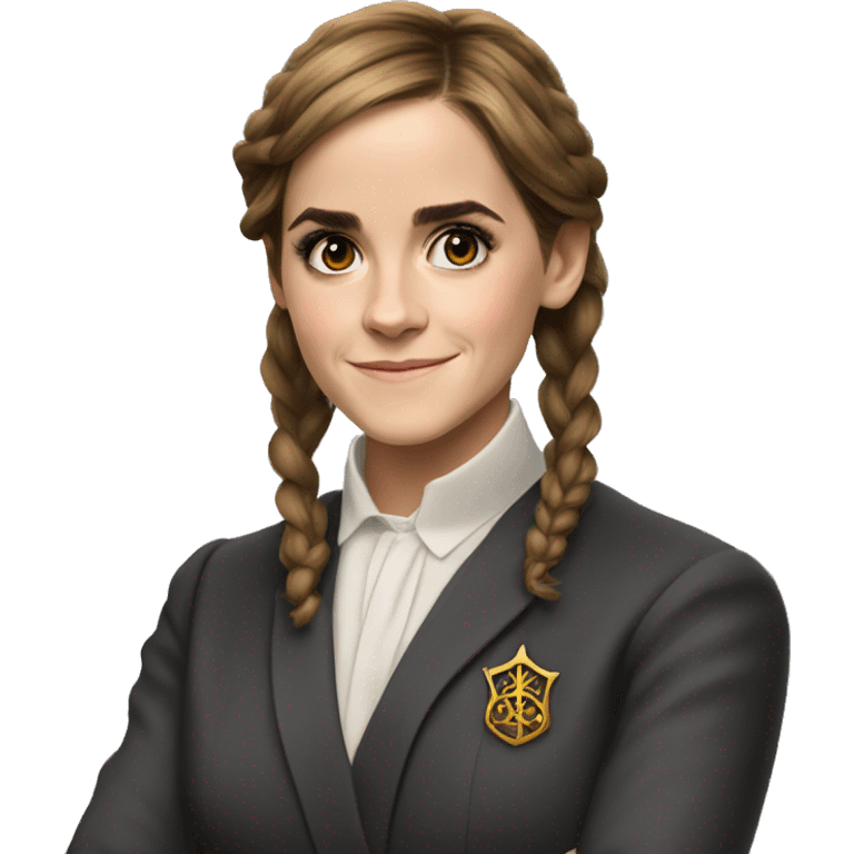 Emma Watson as Minister of Magic emoji