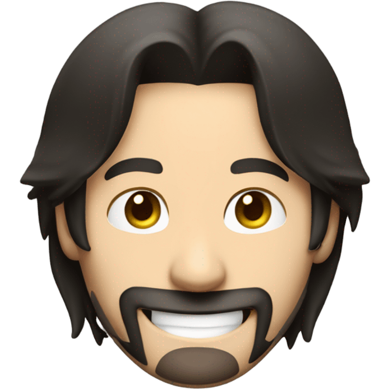 Keanu Reeves winking emoji