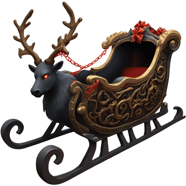 Satan’s sleigh  emoji