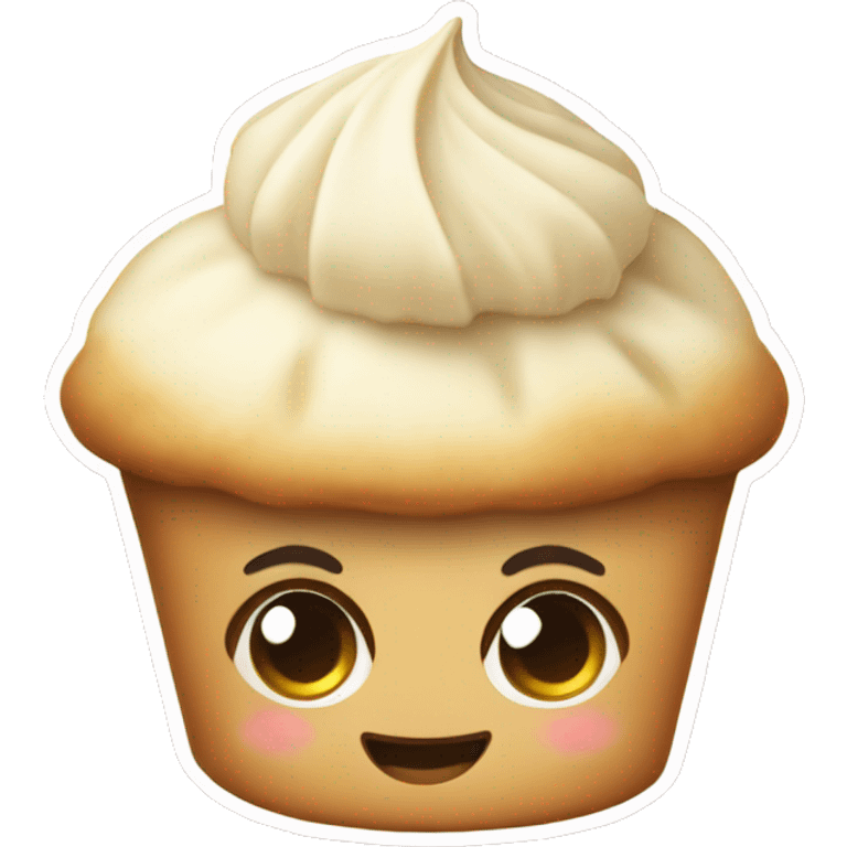 vanilla muffin cute emoji