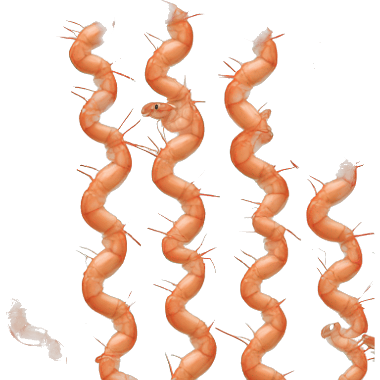 Christmas shrimp ￼ emoji