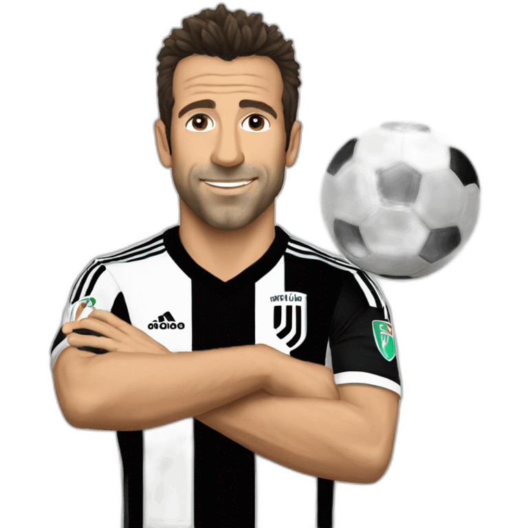 Juventus football del piero emoji