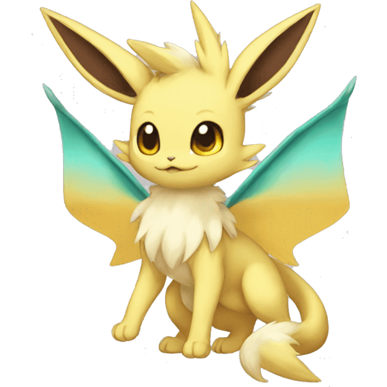 Eeveelution-Cute-Dragon-Pokémon-fusion full body emoji