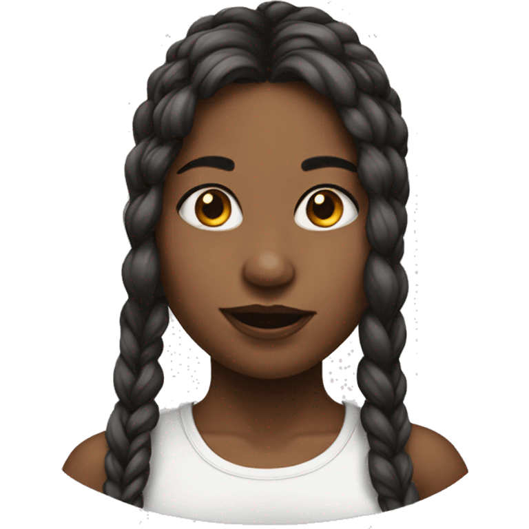 realistic portrait of girl emoji