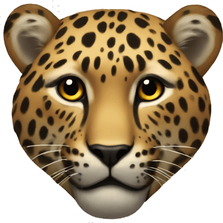 Corazón de leopardo emoji