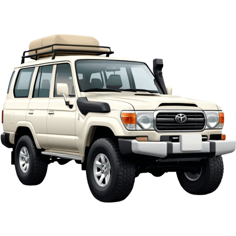 Toyota Land Cruiser - Toyota (Model Year: 2021) (Iconic colour: White) emoji