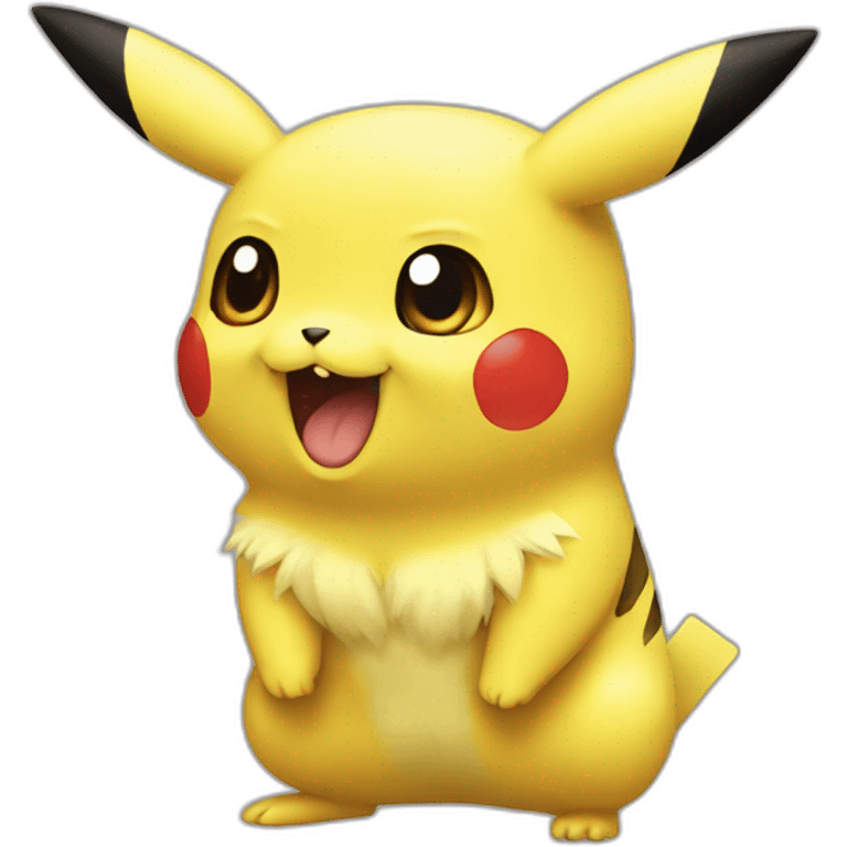 pikachu sans corp emoji